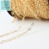 Đồ trang sức handmade Tự làm 14K dây chuyền vàng ánh sáng vàng hình trái tim chuỗi bảo vệ chuỗi vòng đeo tay phụ kiện - Vòng đeo tay Clasp vòng gỗ Vòng đeo tay Clasp