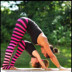 Quần áo tập yoga chuyên nghiệp dành cho nữ eo cao kéo dài in hình quần yoga cho trẻ em tấm thảm tập gym Yoga