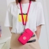 Mới 2018 Hàn Quốc túi điện thoại di động nữ chéo cổ tay đồng xu ví treo cổ túi điện thoại di động mùa hè nhỏ túi dọc túi chéo nữ Túi điện thoại