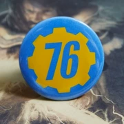 Bức xạ 76 Huy hiệu ngoại vi Fallout76 Dấu hiệu trò chơi Huy hiệu kỷ niệm Túi trường trang trí Mặt dây chuyền ba lô - Game Nhân vật liên quan