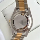 Вторая -рулекс 116333 Log Grey Disk Rome Scale Scale Luxury Room Gold Automatic Mechanical Men's Watch