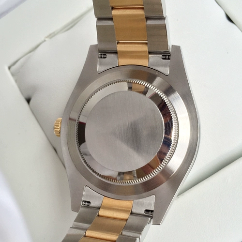 Вторая -рулекс 116333 Log Grey Disk Rome Scale Scale Luxury Room Gold Automatic Mechanical Men's Watch
