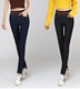 Mùa thu và mùa đông size lớn chân nhỏ quần bút chì Hàn Quốc cộng với nhung dày thun thun quần jeans nữ cao eo co giãn đã mỏng shop quần áo nữ Quần jean