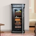 Tủ lạnh Kim Trang nhiệt lạnh rượu vang đen tủ rượu tủ lạnh - Tủ rượu vang tủ góc gỗ gụ Tủ rượu vang