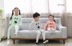 Bộ đồ lót trẻ em quanh cổ cho bé trai và bé gái mùa thu set đồ cotton cotton siêu mỏng đồ bé gái Quần áo lót