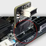 Главная плата USB 3.0 19p/20p до типа E90-градус Адаптер Шасси