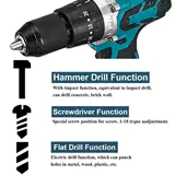 [Drillpro 3 in 1 Brushless Cordless Electric Impact Drill 13m]