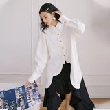 Волновая сторона универсальная французская нишевая хвоста белая рубашка