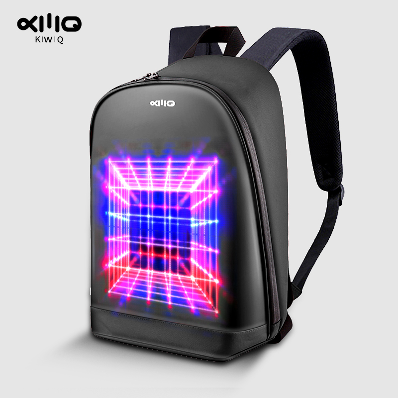 KWQ Kavitch LED Ba Lô Đi Xe Máy Túi Đầu Máy Ba Lô Máy Tính Túi Đi Học Màn Hình Dạ Quang Chống Thấm Nước Balo công nghệ Balo background màn hình led