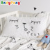 Ins gió bộ đồ giường bé mẫu giáo quilt ba mảnh trẻ em cotton quilt cover nap lõi bông kit ga giường cho bé Bộ đồ giường trẻ em