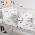 Ins gió bộ đồ giường bé mẫu giáo quilt ba mảnh trẻ em cotton quilt cover nap lõi bông kit Bộ đồ giường trẻ em