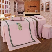 Các gia đình mới bốn cao cấp đẹp bedspread Mát-xa câu lạc bộ trải giường Body spa đơn giản màu tùy vận chuyển - Trang bị tấm