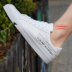 Li Ning Hiệp Sĩ giày trắng nam 2018 mới đích thực mùa hè giày thoáng khí giày thể thao giản dị AGLN021 giày thể thao nam đẹp Dép / giày thường