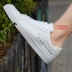 Li Ning Hiệp Sĩ giày trắng nam 2018 mới đích thực mùa hè giày thoáng khí giày thể thao giản dị AGLN021 Dép / giày thường