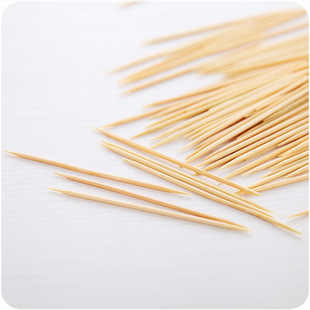 牙签家用餐厅竹制精细小包装牙签超细一次性两头尖水果签包邮