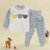 Đồ lót cotton cho bé cao eo phù hợp với bé sơ sinh 0-3 tuổi bé trai và bé gái mùa xuân và mùa thu dài tay áo đáy quần dịch vụ tại nhà
