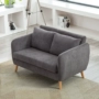 Nordic đơn giản sofa căn hộ nhỏ đơn đôi cửa hàng ba cho thuê căn hộ phòng ngủ vải có thể giặt ghế sofa - Ghế sô pha ghế sofa bệt