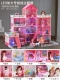 Huang Jue Barbie giấc mơ biệt thự khu nhà phù hợp với cô gái sinh nhật món quà đồ chơi trẻ em lâu đài công chúa