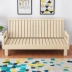 Rắn gỗ phòng khách sofa giường đa chức năng kép sử dụng có thể gập lại 1.21.5 đôi m đơn, giường tiết kiệm không gian căn hộ nhỏ - Ghế sô pha