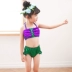 Trang phục nàng tiên cá Đầm bé gái Quần áo bơi cho bé gái Đồ bơi chia công chúa Bikini Bộ ba mảnh