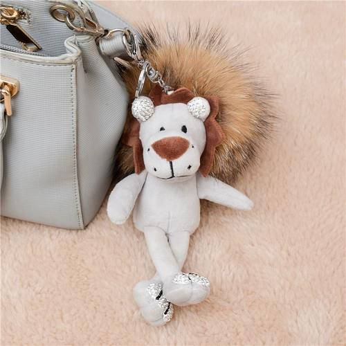 Плюшевая игрушка, мультяшная милая подвеска, брелок, Южная Корея, лев