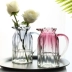 Bình thủy tinh sáng tạo châu Âu màu sắc văn hóa nước lily phong phú tre thủy tinh bình phòng khách cắm hoa - Vase / Bồn hoa & Kệ