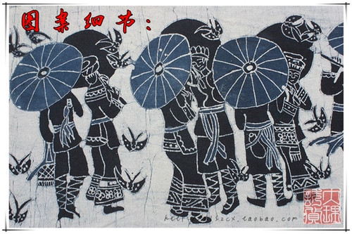 Yunnan Национальный характерный растение синий краситель Dya 靛 Голубая грязь восковая краска с холодным окрашиванием