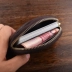 Của nam giới và phụ nữ da túi chìa khóa top lớp da dây kéo gói thẻ nhỏ đơn giản mini loại bánh bao đồng xu ví túi tiền xu