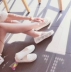 2018 mới mùa hè của phụ nữ thấp để giúp dép Bao Đầu rỗng mềm nhựa y tá giày phẳng với mẹ giày giày bãi biển giày đông hải nữ Giày cắt thấp