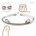 Bạc vòng đeo tay mở nữ sáng tạo Nhật Bản và Hàn Quốc dễ thương mèo vòng đeo tay vòng điều chỉnh đồ trang sức bạc món quà sinh viên Vòng đeo tay Cuff
