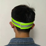 Дизайнерская дорожная спортивная светоотражающая безопасная повязка на голову подходит для мужчин и женщин, платок, ободок, впитывает пот и запах, для бега