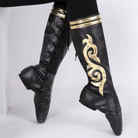 Ультра -плотный кожа черная боковая граница Тоттен цветок