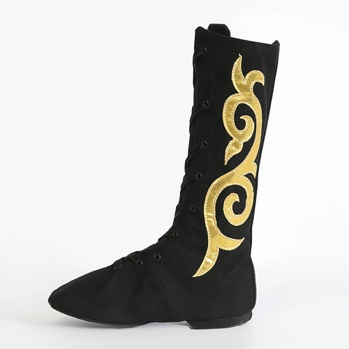 Семь -летняя магазин 19 цветные танцы монгольские танцевальные ботинки этнические танцевальные сапоги йога танце