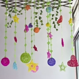 Новогодний день детского сада в детском саду висят украшения творческий подвесной коридор