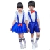 Ngày trẻ mẫu giáo phục vụ mùa hè trẻ em mới trang phục hợp xướng quần áo biểu diễn khiêu vũ quần áo đồng phục trường tiểu học - Trang phục Trang phục