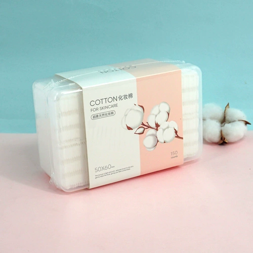 Miniso, хлопковые салфетки, мягкие натуральные ватные диски, средство для снятия макияжа, очищающее молочко, 150 штук