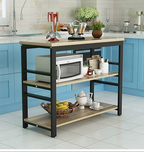 Простая и многофункциональная кухонная режущая стола с высоким содержанием столовой стойки приготовление пищи.