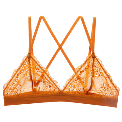 少女美屋bralette无钢圈三角杯软杯内衣文胸性感美背超薄学生胸罩-淘宝网
