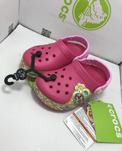 Бесплатная доставка Crocs Детская обувь Fun College Card Luo Ban Flash Lantern Мужчина -мужчина -пляж -обувь мужского пола 204984