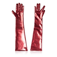 [Любовь к промежутке и промежутке] Взрослые патентные кожаные клейкие перчатки секс Queen Queen Королева более длинные длинные перчатки аксессуары