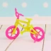 Dress up doll set phụ kiện mới cô gái đồ chơi xe đạp đám cưới công chúa chơi nhà búp bê búp bê xe đạp