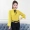 Mát gamma phiên bản Hàn Quốc mới của màu khí dài tay rắn áo tẩm 806 các kiểu áo sơ mi nữ dễ thương