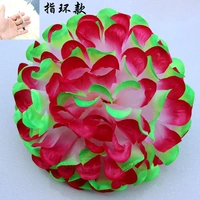 Плоская пальца (красный смешанный зеленый зеленый цвет)