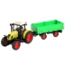 Trẻ em mô phỏng máy kéo đồ chơi máy gặt đập nông dân máy kéo vận tải xe tải kỹ thuật xe tải trailer mô hình xe - Đồ chơi điều khiển từ xa
