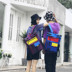 Túi đeo chéo nữ học đường nữ 2018 phiên bản Hàn Quốc của túi đeo vai nữ sinh quốc gia balo nữ hàn quốc Ba lô