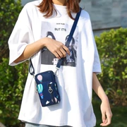 Túi đựng điện thoại di động nữ túi nhỏ 2019 mới xỏ hè mini phiên bản tiếng Hàn của túi thủy triều hoang dã đặt ví không dọc - Túi điện thoại