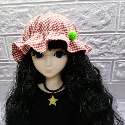 taobao agent Bjd SD 3 4 6 8 Leaf Loli 50 60 cm Female doll Pure cotton sun -shaped sun hat