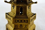 Tongwenchang Pagoda 70 см Пятнадцать слоев головок драконов, башня Венчанга, чтобы помочь семье ци Венчан
