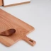 Đơn giản khay gỗ hình chữ nhật Nhật Bản tấm gỗ bằng gỗ pizza món ăn khay bánh trái cây trà chiều tấm phẳng đồ gỗ gia dụng Tấm