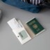 Hàn quốc đơn giản tính khí giả da ngắn hộ chiếu thời trang nam giới và phụ nữ đi du lịch gói tài liệu hộ chiếu gói ví đựng giấy tờ nam Túi thông tin xác thực